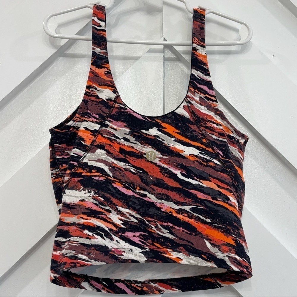 Lululemon Align Tank Top In Lunar New Year Tiger Tide Smoky Red Multi Size 2
